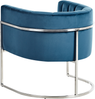 Sessel LARVIK Samtstoff Blau Bild 5