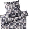 JOOP! Bettwäsche Mosaic Relaunch 4092 9 Graphite Mako Satin 200 x 220 + 2x 80 x 80 cm Bild 2