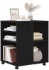 vidaXL Aufbewahrungsschrank Schwarz Eichen-Optik 60 x 53 x 72,5 cm 862672 Bild 3