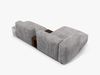 Micadoni Ecksofa Martina 2-Sitzer mit Couchtisch Links Kord Hellgrau Bild 4