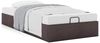 vidaXL Ottoman-Bett ohne Matratze Dunkelbraun 90x200 cm Stoff 3310850 Bild 4