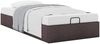vidaXL Ottoman-Bett ohne Matratze Dunkelbraun 90x200 cm Stoff 3310850 Bild 5