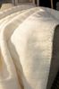 Biederlack Wohndecke Kuscheldecke 150x200 Nuance Struktur Wellen uni beige 16313 Bild 3