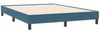 vidaXL Boxspringbett ohne Matratze Dunkelblau 160x210 cm Samt 3315835 Bild 3