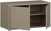 Forte Alice Springs Sitzbank 70 80, 2-türig, modern-minimalistisch, Holzwerkstoff, Flur/Schlafzimmer, Taupe, 74,5 cm breit x 41,5 cm hoch x 34,9 cm tief Bild 4