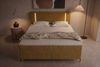 Boxspringbett Titan - Samtstoff - gold - 160x200 cm Bild 5