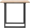 vidaXL Esstisch O-Gestell 90x90x75,5 Massivholz Kiefer und Stahl 3282740 Bild 5