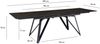 Esstisch 180-260cm ausziehbar Keramik Glas Schwarz Metallbeine Designer Rechteckig Bild 4