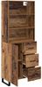 vidaXL Highboard mit Schubladen 2 pcs Altholz Holzwerkstoff 3415761 Bild 5
