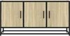 vidaXL TV-Schrank Sonoma-Eiche 100x35x50 cm Holzwerkstoff 848830 Bild 4