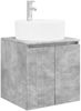 vidaXL Badezimmerschrank-Set 5 pcs Betongrau Holzwerkstoff 3406434 Bild 4