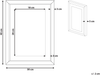 Wandbild mit Rahmen KAYES Tiermotiv 30 x 40 cm Blau Bild 2