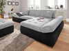 DOMO collection Ecksofa PB Moric wahlweise mit Bettfunktion + Armteilverstellung, L-Form, im XXL-Format, B/T/H:300/172/80 cm, feine Steppung Bild 4
