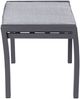 BONDINO II Hocker, anthrazit Aluminium-Gestell, inklusive Kissen Bild 3
