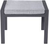 BONDINO II Hocker, anthrazit Aluminium-Gestell, inklusive Kissen Bild 2