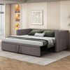 Flieks Daybett, Tagesbett Schlafsofa mit Unterbett 90x200cm/180x200cm Samt Bild 1