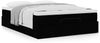 vidaXL Ottoman-Bett mit Matratze Schwarz 140x190 cm Kunstleder 3311036 Bild 4