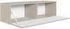 Selsey ‘Veldio’ TV-Lowboard hängend mit geriffelten Fronten, 100 cm, greige Bild 4