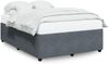 vidaXL Bettgestell ohne Matratze Dunkelgrau 160x200 cm Samt 3285019 Bild 2
