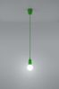 Pendelleuchte, 1-flammig, Grün, PVC, H 90 cm Bild 4
