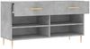vidaXL Schuhbank Betongrau 102x35x55 cm Holzwerkstoff 829728 Bild 5
