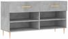 vidaXL Schuhbank Betongrau 102x35x55 cm Holzwerkstoff 829728 Bild 2