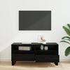 vidaXL TV-Schränk Schwarz Eichen-Optik 100 x 34,5 x 44,5 cm 881788 Bild 4