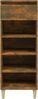 vidaXL Schuhschrank Räuchereiche 40x36x105 cm Holzwerkstoff 819777 Bild 3