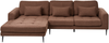 Ecksofa 3-Sitzer FLAM Bouclé Braun rechtsseitig Bild 4