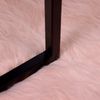 vidaXL Teppich aus Kunstschaffell TAFALLA Rosa Ø 200 cm Polyester 42021561 Bild 5