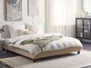 Polsterbett beige Lattenrost 180x200 cm ROANNE Bild 3