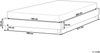 Polsterbett beige Lattenrost 180x200 cm ROANNE Bild 2