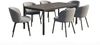 KAWOLA Gartenmöbel Set INDUS 7-tlg. Aluminium grau x x cm Bild 3