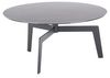 Couchtisch >BUENA VISTA< in grau, Glas-Keramik / Metall - 38x80cm (HxD) Bild 4