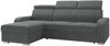 MIRJAN24 Ecksofa Oslo 2rLC, mit Schlaffunktion und Bettkasten, Einstellbare Kopfstützen, 235 x 170 x 85-100 cm Bild 2