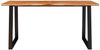 vidaXL Esstisch Baumkante 160x80x75 cm Massivholz Akazie 353290 Bild 4
