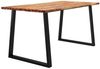 vidaXL Esstisch Baumkante 160x80x75 cm Massivholz Akazie 353290 Bild 3