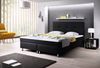 Boxspringbett Dallas 180x200 Webstoff schwarz mit integriertem Topper Typ 6 Bild 5
