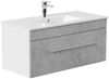 Badmöbel SANTINI 100 SoftClose beton : Beton Bild 3