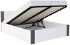 thematys Stauraumbett mit Bettkasten & Lattenrost – Holzbett 120x200–180x200 – (Optional mit 28 cm H3/H4 Taschenfederkern oder 23 cm Taschenfederkern-Matratze H2, hydraulisches Stauraumbett) Bild 3