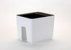 PLASTIA Blumentopf Plastia Blumenkasten Berberis Geländertopf Wasserspeicher weiß Bild 5