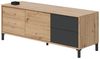 Lowboard >Brooklyn< in Nodi-Eiche/Anthrazit-Grau - 130x47x41 (BxHxT) Bild 2