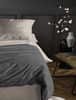 Irisette Mako-Satin Bettwäsche Set Wave-HK 8557 grau 135 x 200 cm + 1 Kissenbezug 80x80 cm Bild 3