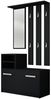 Mirjan24 Garderobe-Set Biel, schwarz Bild 2