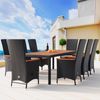 CASARIA® Gartenmöbel Set mit Tisch 8 Stühle Bild 2