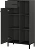Germania Aktenschrank 2235-547 GW-Rovigo, in Graphit, Tür schließt nur 2/3 des Schranks, 64 x 120 x 34 cm (BxHxT) Bild 3