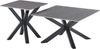 Couchtisch >Janin< (2er-Set) Steinoptik-grau / schwarz- 80x45x80 / 55x55x55 (B/H/T) Bild 5