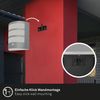 Briloner LED Außenwandleuchte Akku 5,8W chrom Sensor warmweiß Bild 3