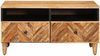 vidaXL Couchtisch Braun 80 x 54 x 40 cm Massivholz Mango 4018929 Bild 3
