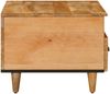vidaXL Couchtisch Braun 80 x 54 x 40 cm Massivholz Mango 4018929 Bild 4